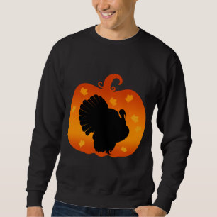 TACKGIVNINGSTURKEY PUMPA HÖSTSAISON LÅNG ÄRMAD TRÖJA