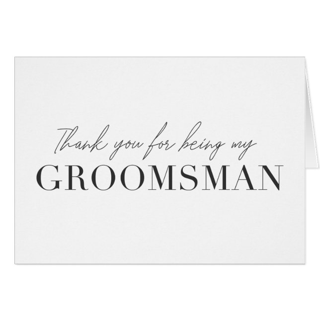 TACKGROOMSMANKORT HÄLSNINGSKORT (Framsidan Horizontal)