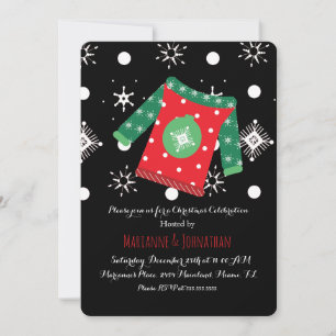 Tackig Jultröja Julfirande Kontor Event Inbjudningar