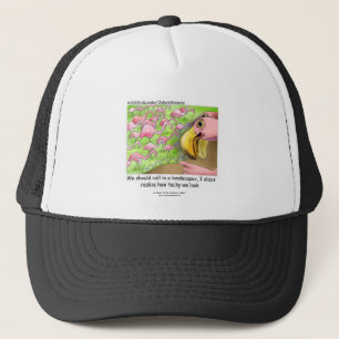Tackig Rosa Flamingo Truckercharm Keps