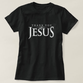 TackJesus kristen religiös T-tröja T Shirt