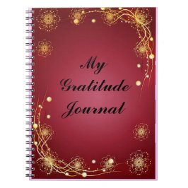 Tackjournal Anteckningsbok Med Spiral