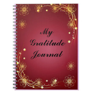 Tackjournal Anteckningsbok Med Spiral