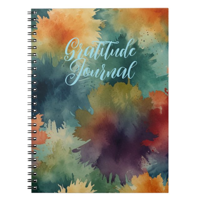 Tackjournal med elegant design anteckningsbok (Framsidan)