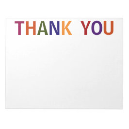 Tackjuveln tonar kvartertryck 11 x 8,5 anteckningsblock