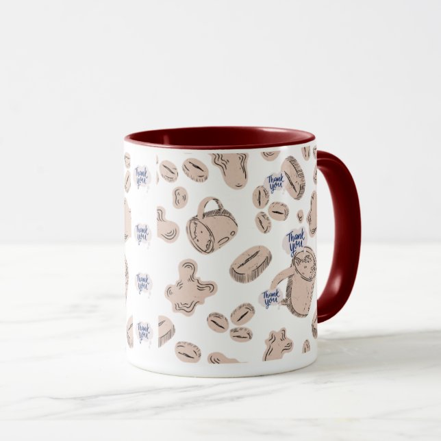"Tackkaffe", tackte Mugg (Framsida höger)