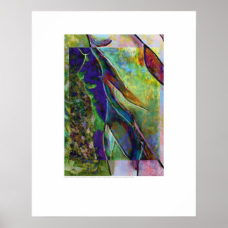 Täckkonst - Neon Woman - Montreuil Poster