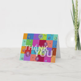 Tackkort 3D Färg Mönster