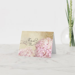 Tackkort Blush Rosa Hydrangea Konst