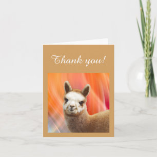 Tackkort Cards Alpaca Rossi