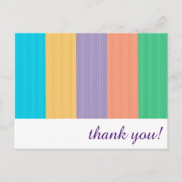 Tackkort - Dubbla-sidig Vykort