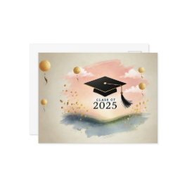 Tackkort efter examen vykort