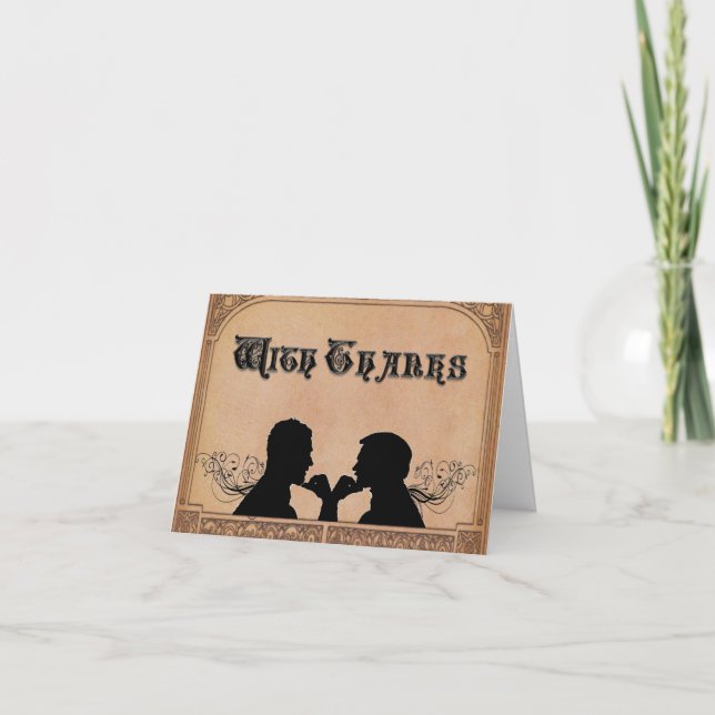 Tackkort för åtagande ceremoni (Framsida)