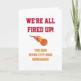 Tackkort för baskettränare