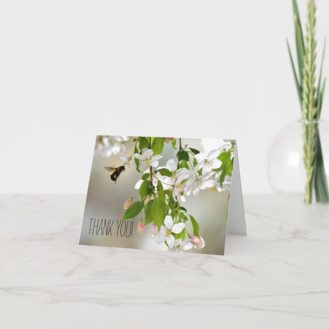 Tackkort för blommigt för blomma för biCrabapple (Framsida)