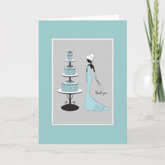 Tackkort för bröllopsfest (Framsida)