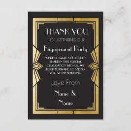 Tackkort för bröllopsfest 1920-tal inbjudningar