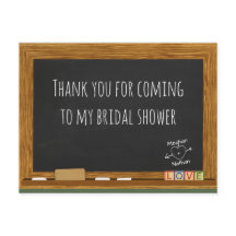 Tackkort för bröllopsfest för lärare