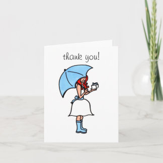 Tackkort för Bröllopsfest (tomt)