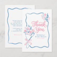 Tackkort för Bröllopsfesten Fresh Off The Market