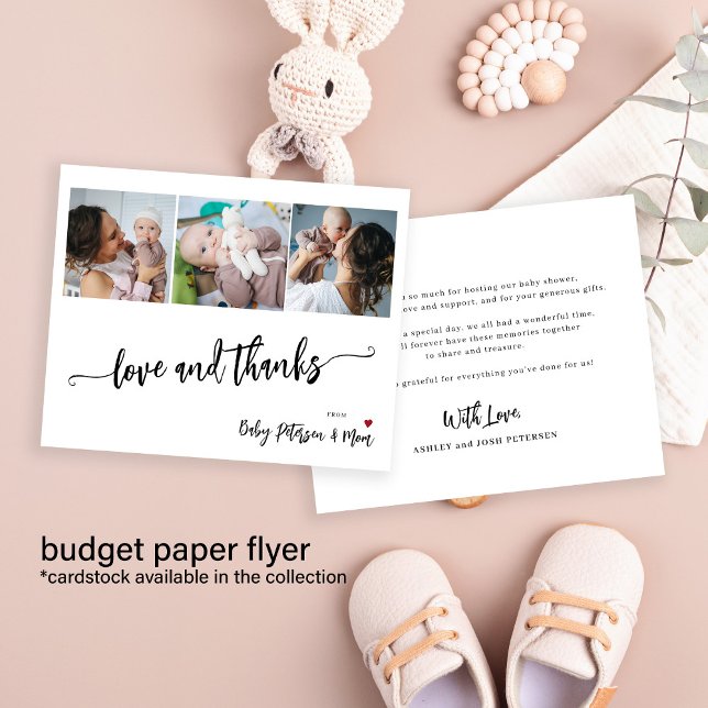 Tackkort för budget barnkalas 3 bilder flygblad (Skapare uppladdad)