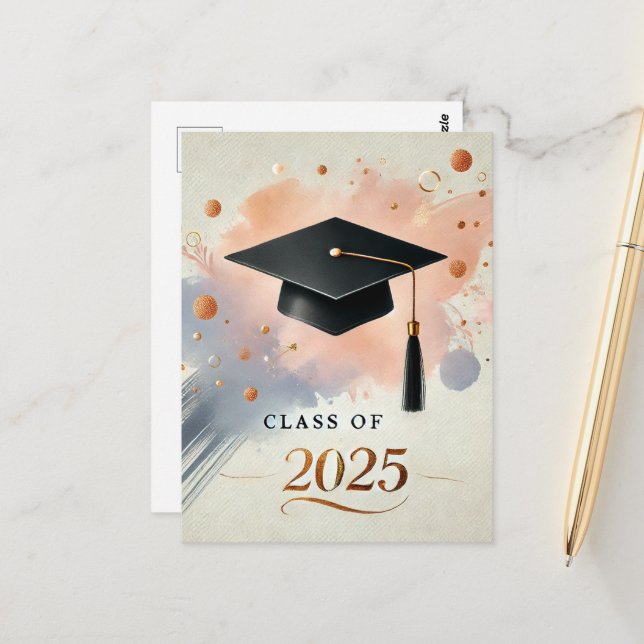 Tackkort för examen vykort (Fram/Back In Situ)