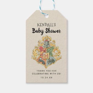 Tackkort för Harry Potter-baby shower-presenter Presentetikett
