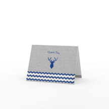 Tackkort för Hjort babydusch