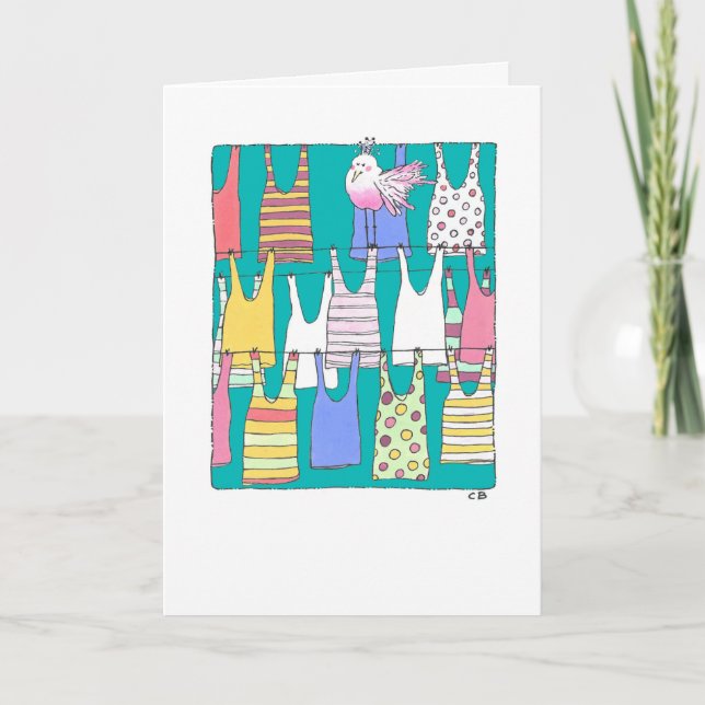 Tackkort "för många tanker" (Framsida)