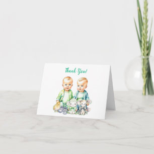 Tackkort för present till baby shower kort