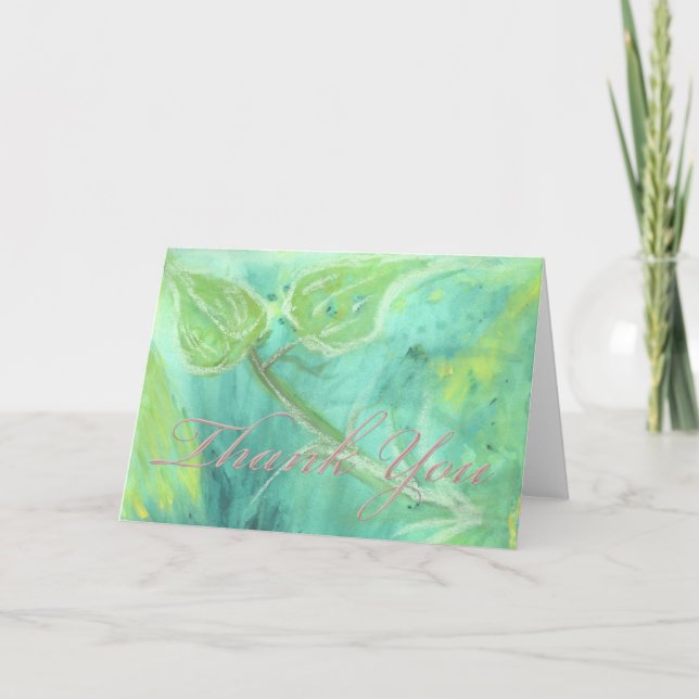 Tackkort för Rain Forest Haze Champagne (Framsida)