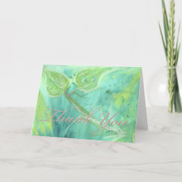 Tackkort för Rain Forest Haze Champagne