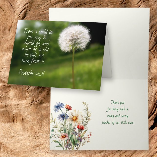 Tackkort för religiösa lärare (Skapare uppladdad)