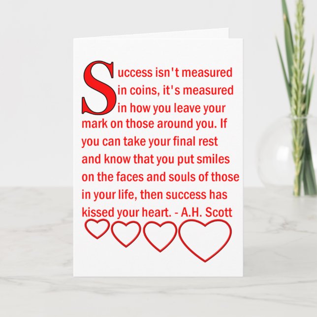 Tackkort för Skatt Sann Tack (Framsida)