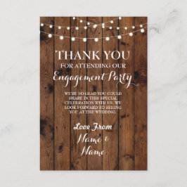 Tackkort Förlovning Bröllop Träljus Tack Kort