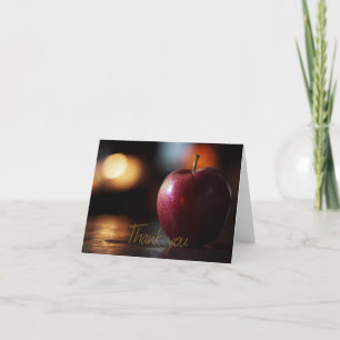 Tackkort från en lärare