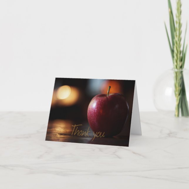 Tackkort från en lärare (Framsida)