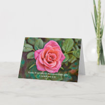 Tackkort från Faith och Pink Rose