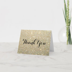 Tackkort - Guld Glitter Fab