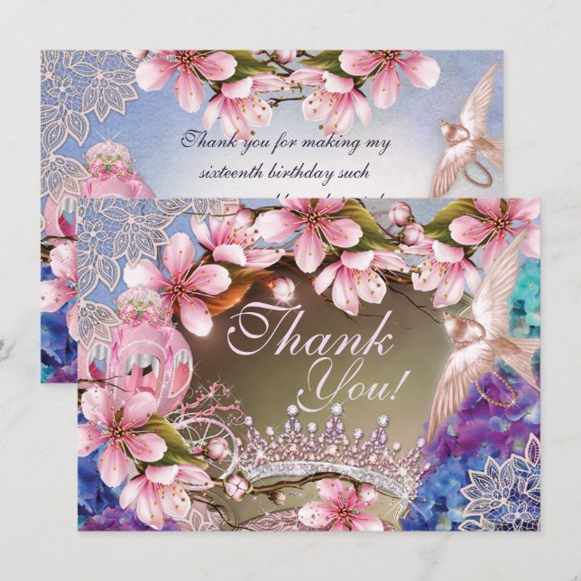 Tackkort Inbjudningar (Fram/baksida)