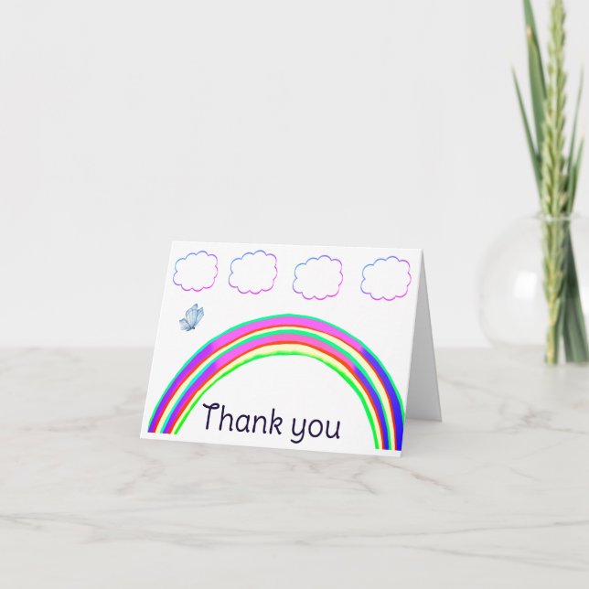 Tackkort-kort Kort (Framsida)