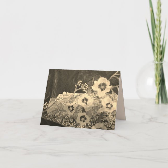 Tackkort-kort: still Life Tack Kort (Framsida)