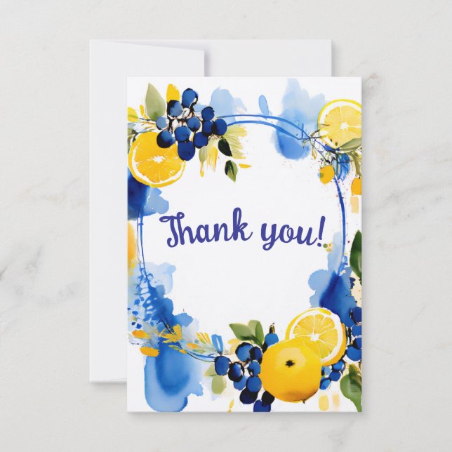 Tackkort La Dolce Vita  Tack Kort (Framsida)