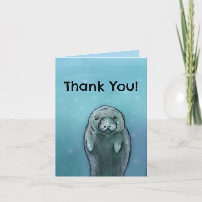 Tackkort (Manatee) (Framsida)