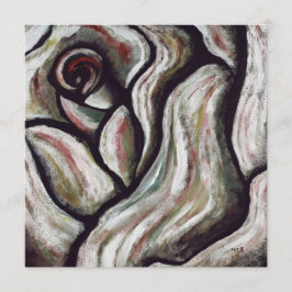 Tackkort med en rokonstmålning tack kort