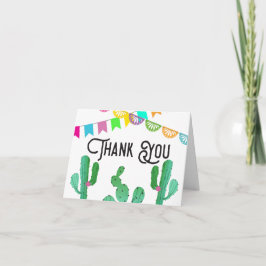 Tackkort med fiesta-tema kort