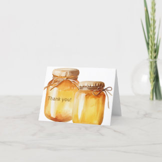 Tackkort med vänlig bi