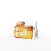 Tackkort med vänlig bi