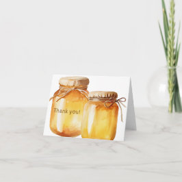 Tackkort med vänlig bi