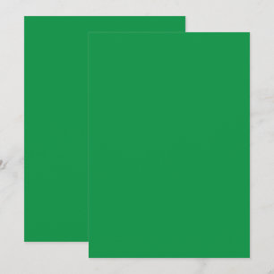 Tackkort Platt   Grön Minimal Elegant Tack Kort